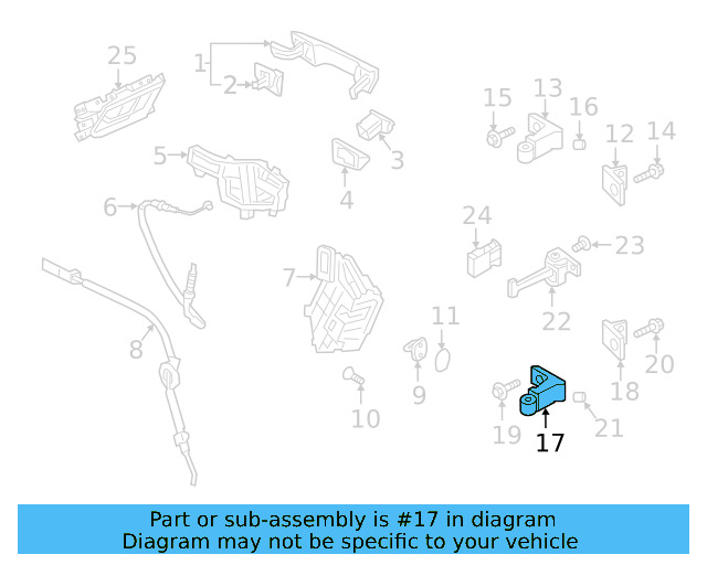 Upper Hinge Dust Cap 8T0-837-947 - View 13