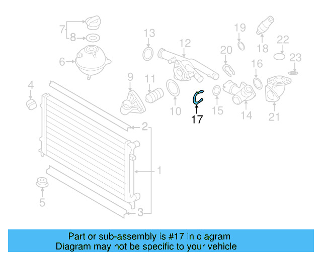 Adapter Retainer Spring 03H-121-142