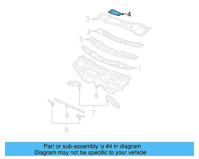Dash Panel 3B1-805-431-E - View 4