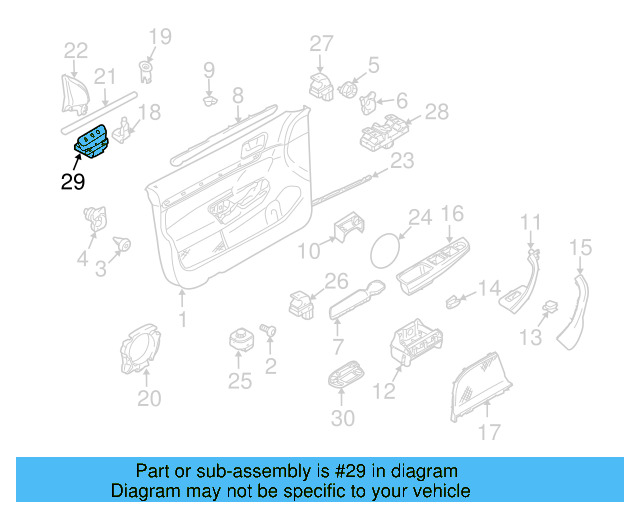 Lock Switch 1K0-962-126-B-REH