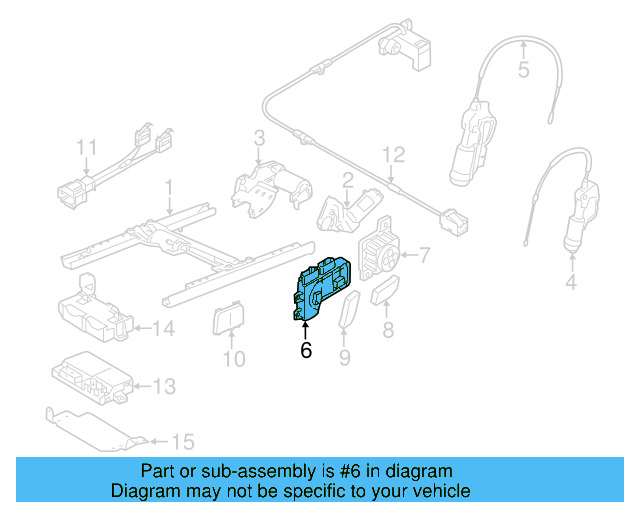 Button 1Q0-959-665-A-82V - View 5