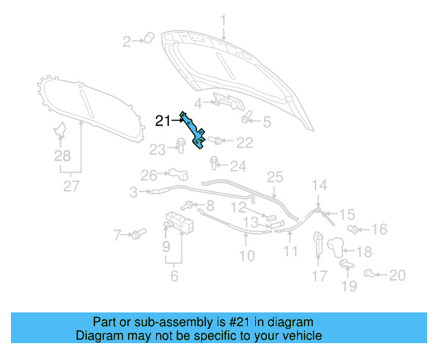 Hinge 5N0-823-302-A - View 5