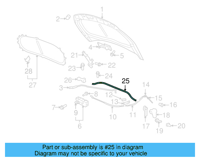 Seal To Cowl 5N0-823-723-B - View 3
