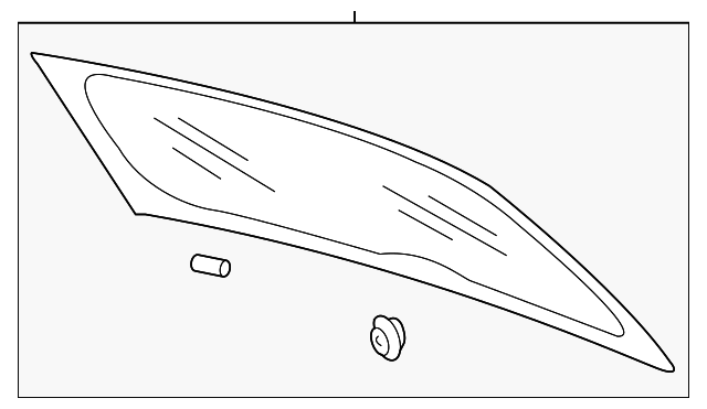 Lift Gate Glass 5NN-845-051-F-NVB