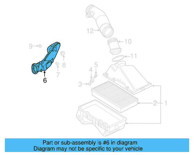 Connector Pipe 1J0-129-684-AA