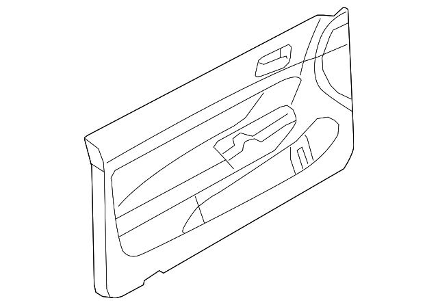 Door Trim Panel 1K3-867-012-DG-TRN - View 2