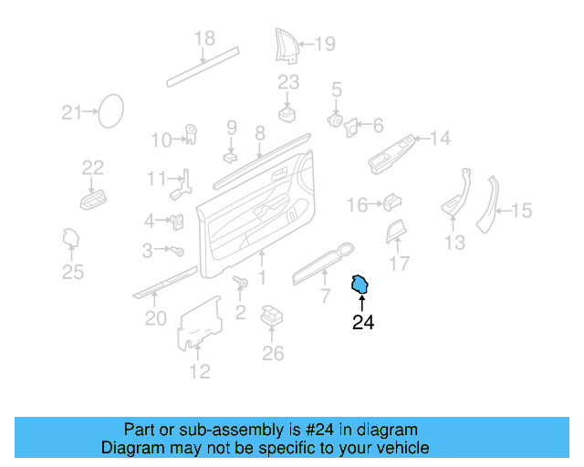 Door Trim Panel Screw N-907-397-03