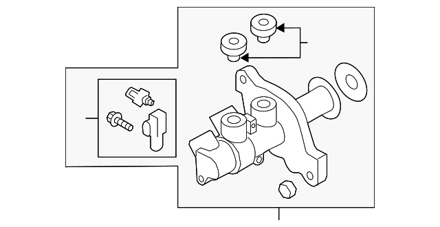 Master Cylinder 5QM-614-019-H - View 5