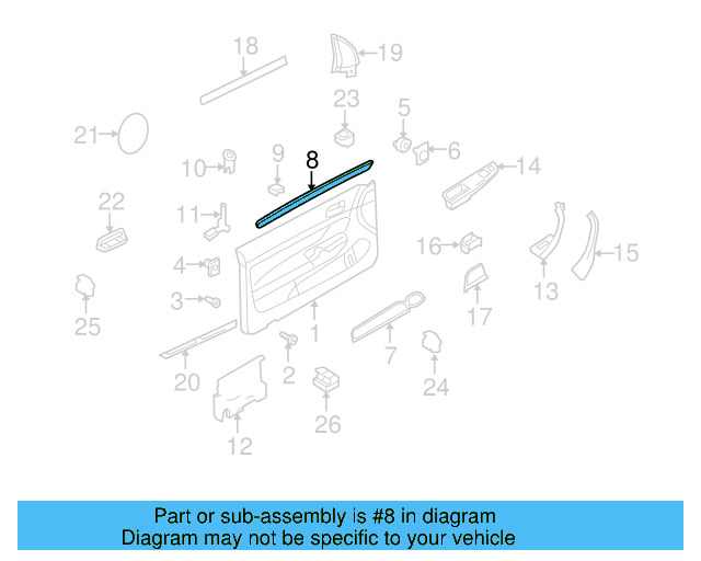 Trim Molding 1K3-867-440-3AT - View 3