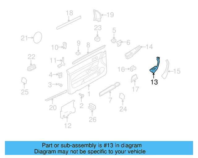 Grip Handle 1K0-867-180-D-75R - View 9