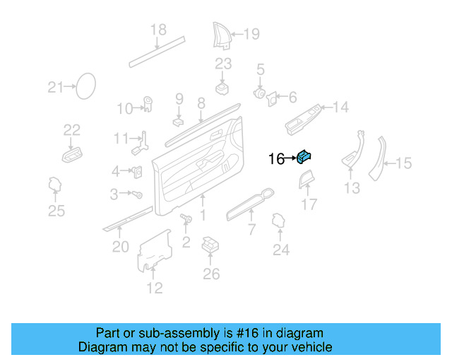 Grip Handle 1K1-867-179-C-3Z7 - View 7