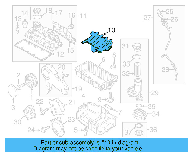 Baffle Plate 03G-103-623-A - View 6