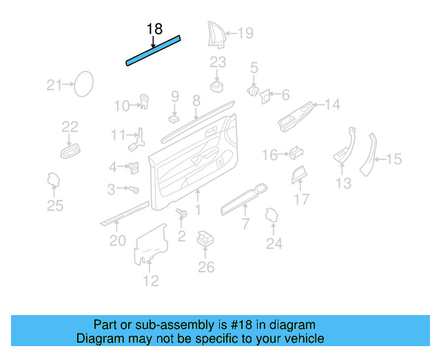 Seal Strip 1K3837472B5AP - View 3