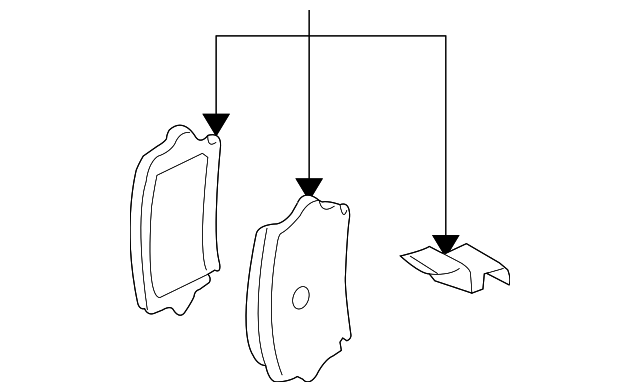 Disc Brake Pad Set Rear 1K0-698-451-F - View 3
