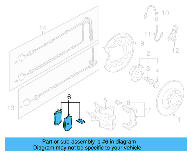 Disc Brake Pad Set Rear 1K0-698-451-F - View 2