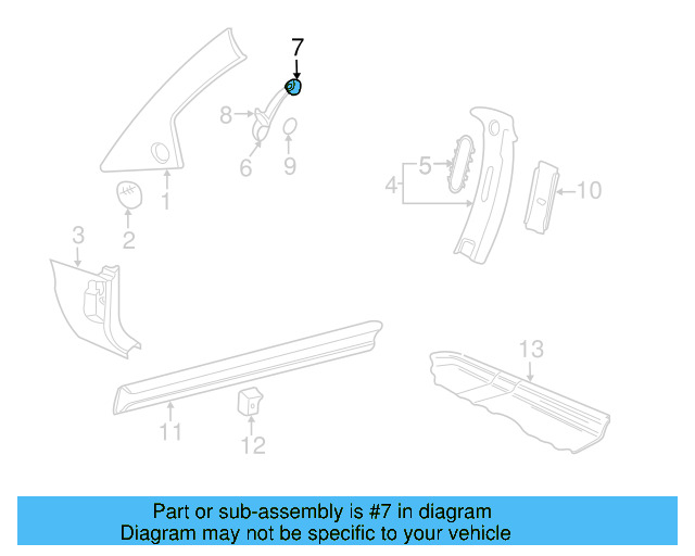 Grip Handle 1C0-857-605-E-Y20 - View 7