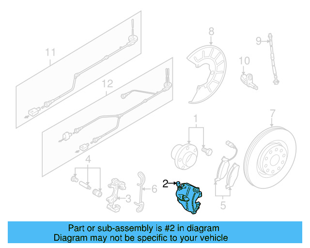 Caliper 1K0-615-124-E - View 35