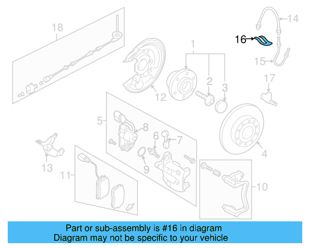 Brake Hose Retainer Clip 191-611-715 - View 77