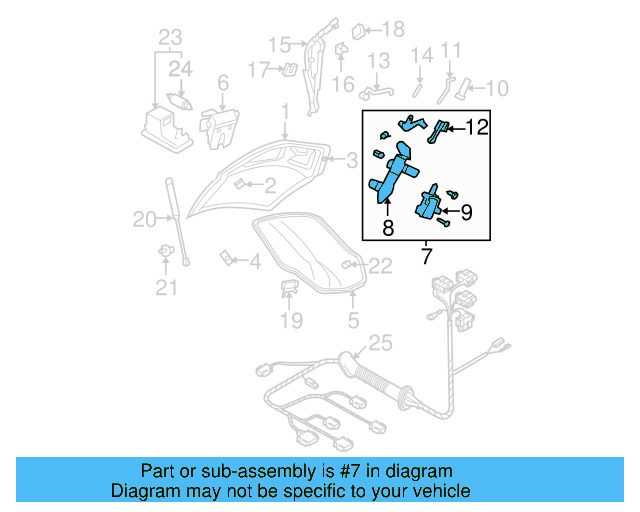 Lock Rod 1C0-827-425-J - View 9