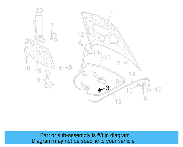 Hood Bumper 1H0-823-500-B - View 7