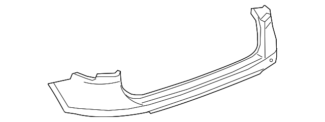 Bumper Cover (Unpainted) 7p6807421fgru - View 3