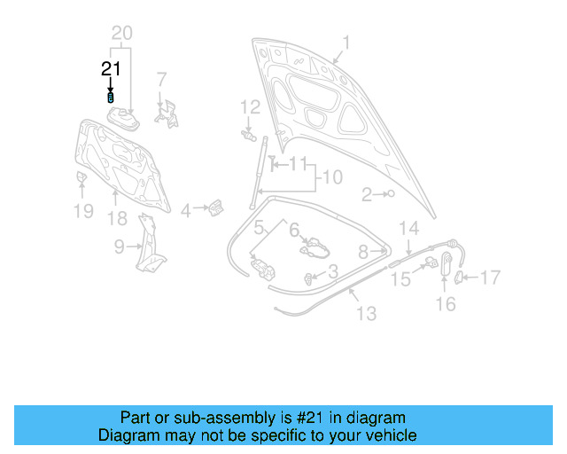 Under Hood Lamp 7L6-947-237 - View 6