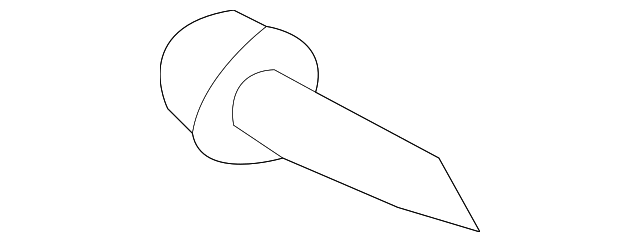 Hood Release Handle Screw N-905-488-03 - View 2