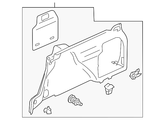 Scuff Plate Retainer 1J0-863-265 - View 2