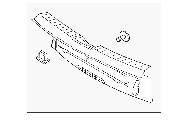 Rear Panel Trim 5C5-863-459-B-82V - View 4
