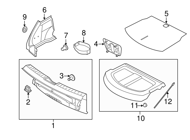 Speaker Grille Retainer N-900-151-02 - View 12
