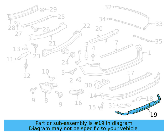 Trim Molding 7P6-807-482-D-9B9 - View 5