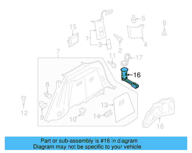 Power Outlet 1J0-919-309-B - View 10
