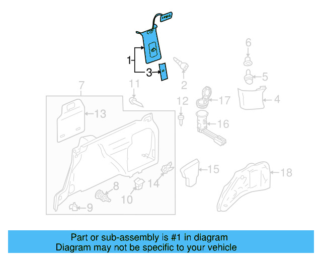 Front Trim 7L6-867-242-AG-3S3 - View 4