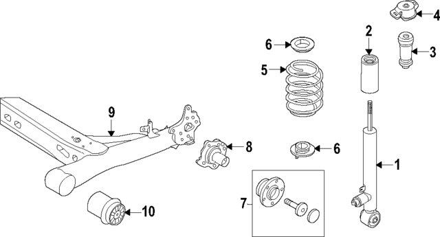 Shock Absorber 5QM-513-049-AA