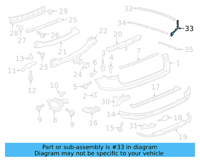 Molding 7P6-853-842 - View 4