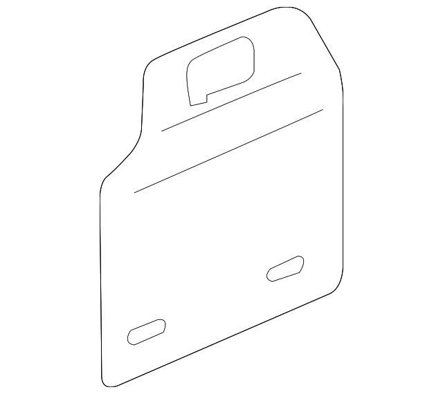 Interior Quarter Panel Trim Panel Access Cover 7L6-867-461-D-7L2 - View 2