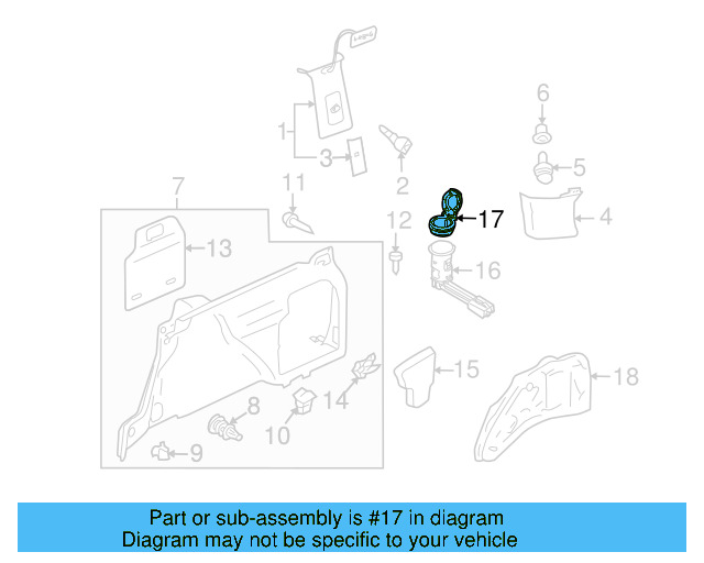 Housing Cap 1K0-919-341-G-9B9 - View 19