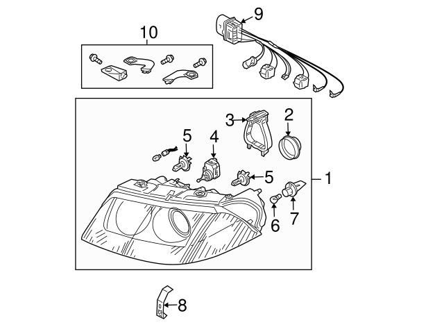 Repair Kit 3B0-998-225 - View 2