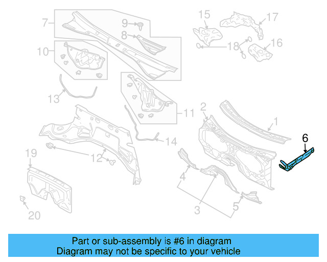 End Plate 7L6-819-683-A - View 3