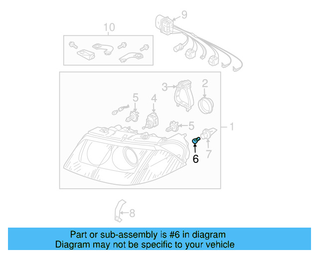Turn Signal / Parking Light Bulb N-104-759-01 - View 22