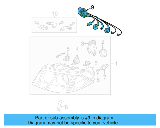 Wire Harness 3B0-971-671 - View 5