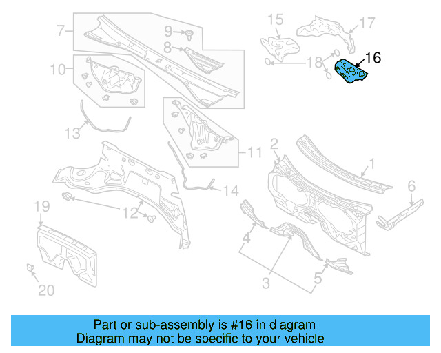 Insulator 7L6-863-993-E - View 2