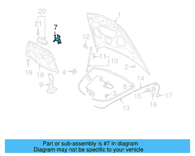 Safety Catch 6Q0-823-480-B - View 3