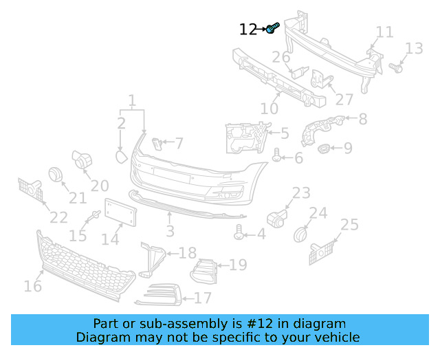 Impact Bar Bolt N-911-964-02 - View 68