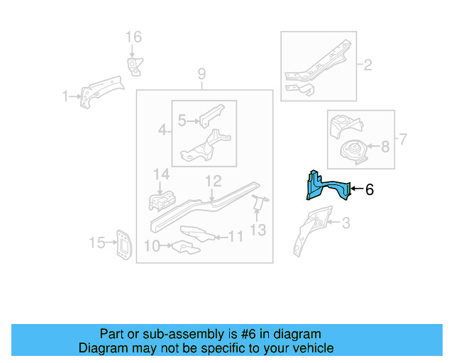 Filler Plate 1K0-805-088-A - View 7
