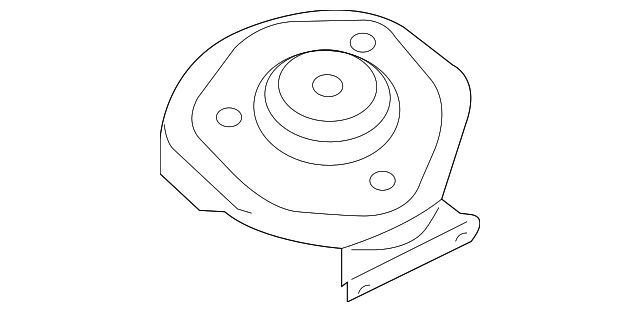 Strut Support 1K0-809-072 - View 2