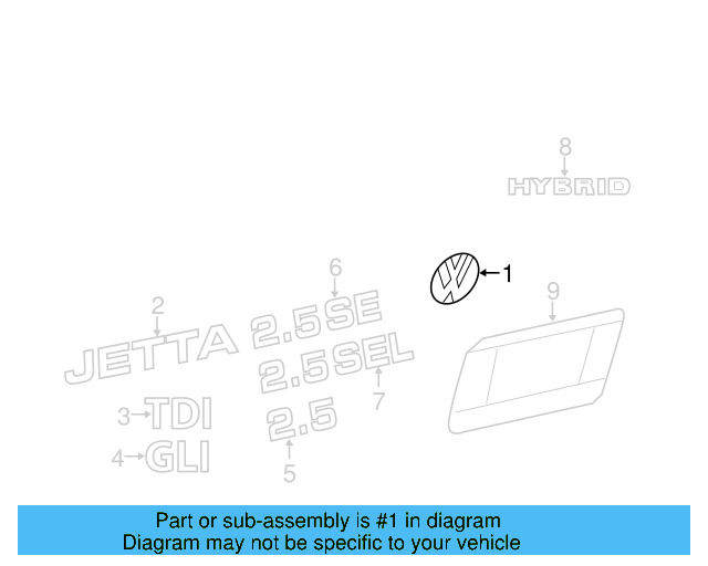 Emblem 5C6-853-630-D-LIP - View 11