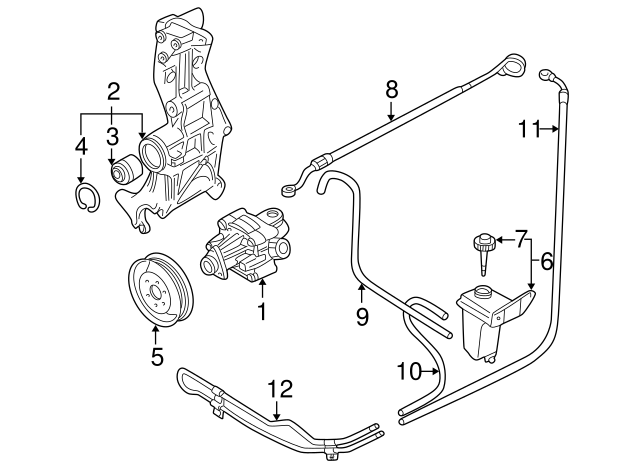 Power Steering Pump 8D0-145-156-KX