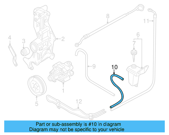 Return Hose 8D0-422-891-C