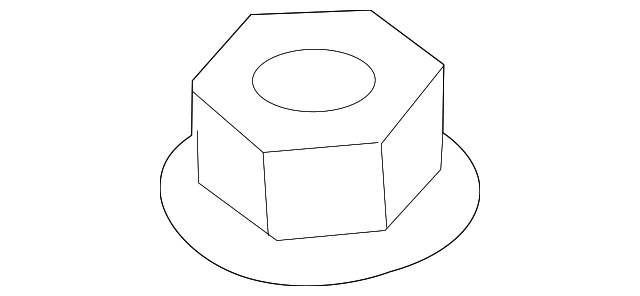 Mount Bracket Nut N-015-082-10 - View 162